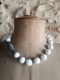 Collier perle en verre