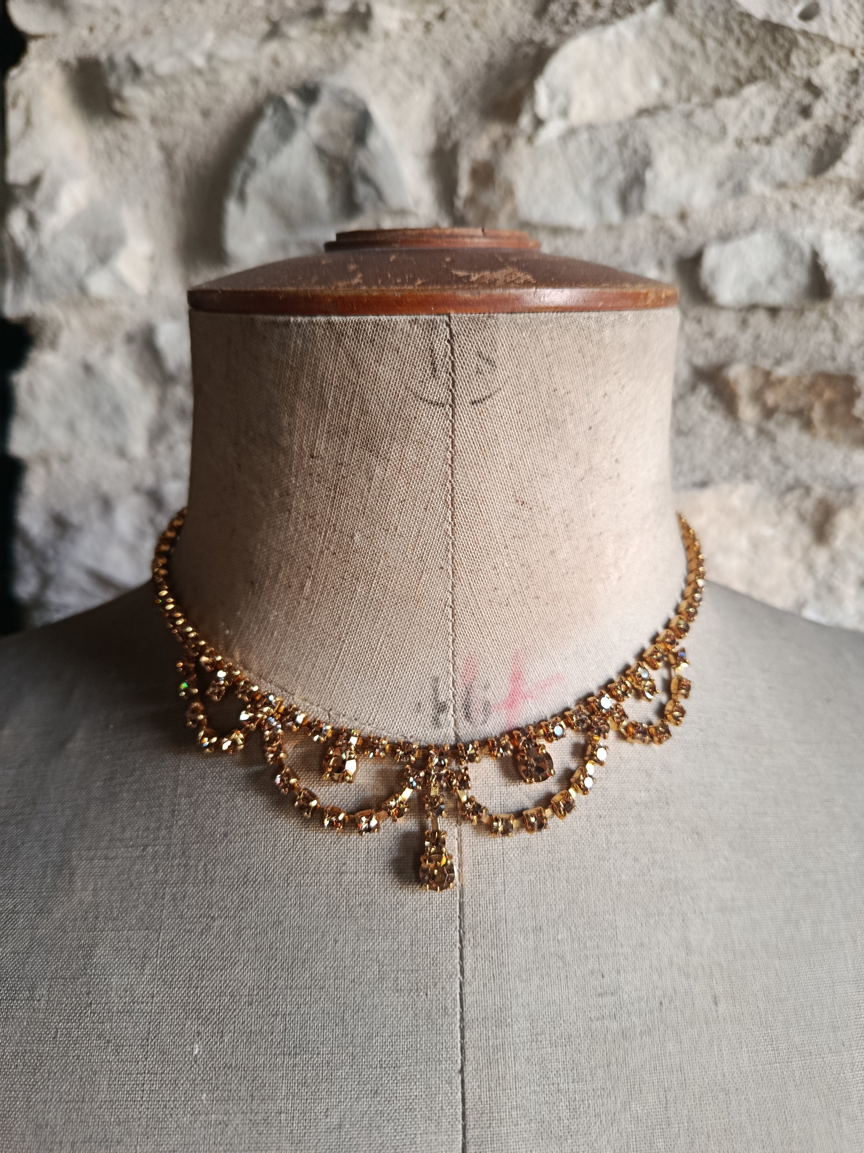 Collier strass