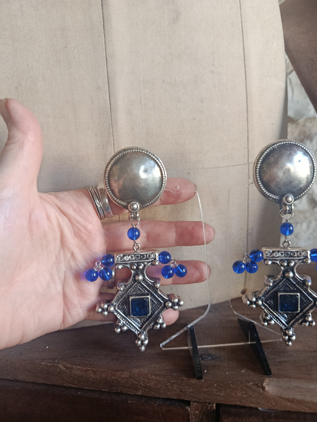 Clips d'oreilles vintage