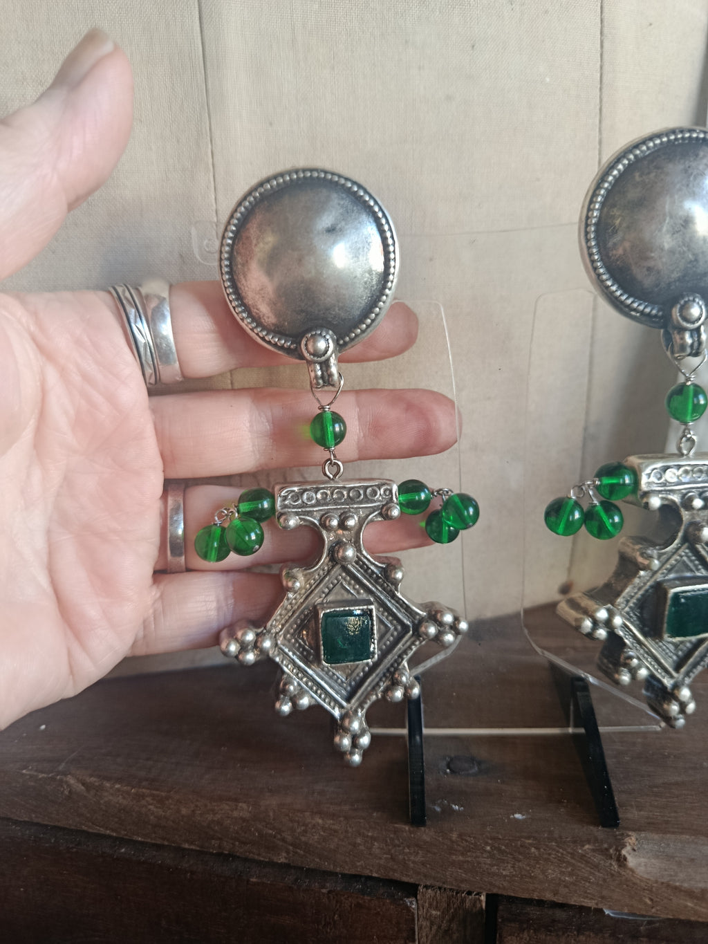 Clips d'oreilles vintage
