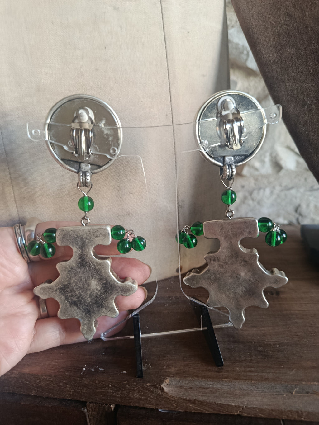 Clips d'oreilles vintage