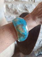 Grand bracelet résine