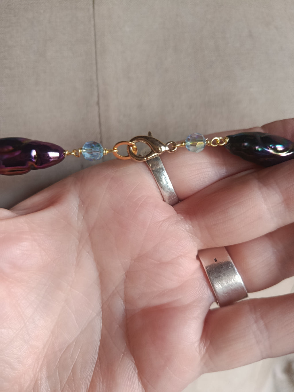 Collier avec des perles de Murano