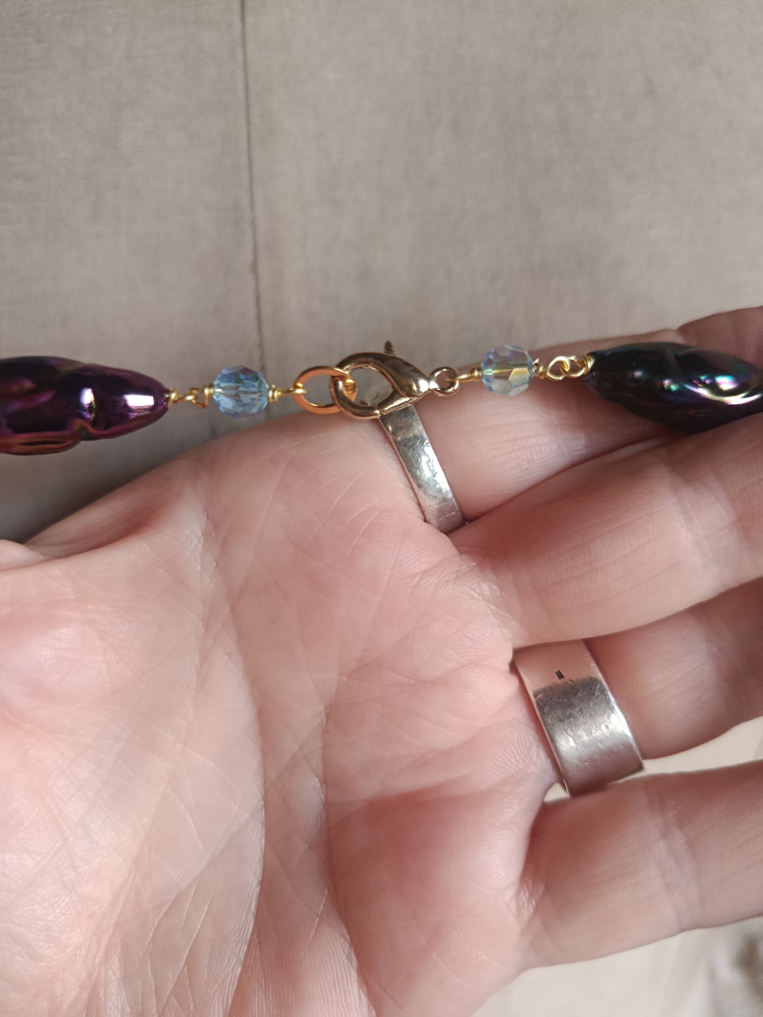 Collier avec des perles de Murano