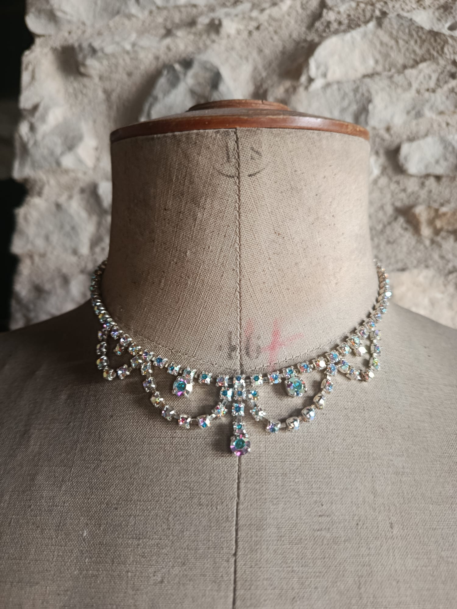 Collier strass